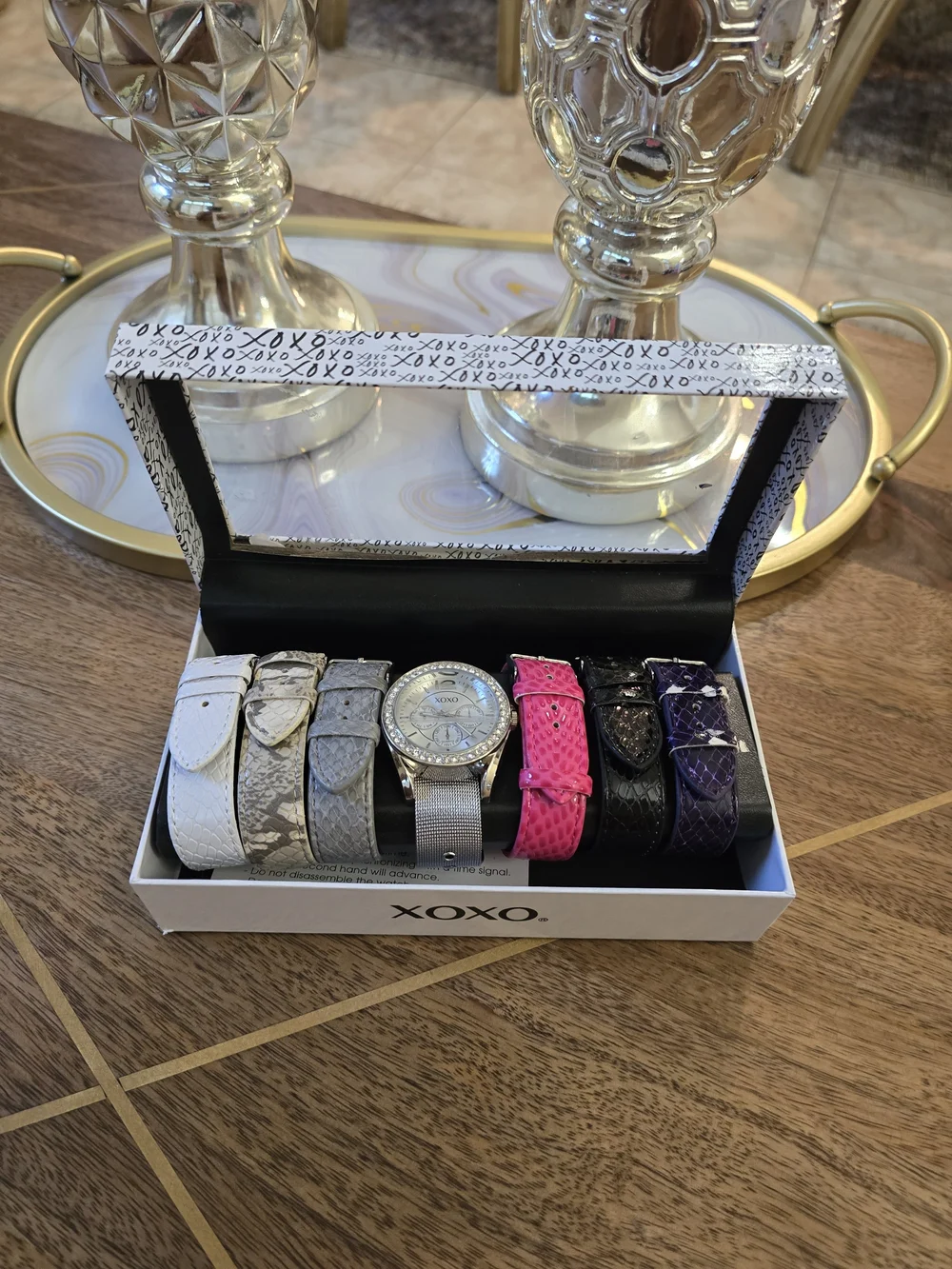 XOXO watch with 6 different straps #watch #strapswap Women Watch